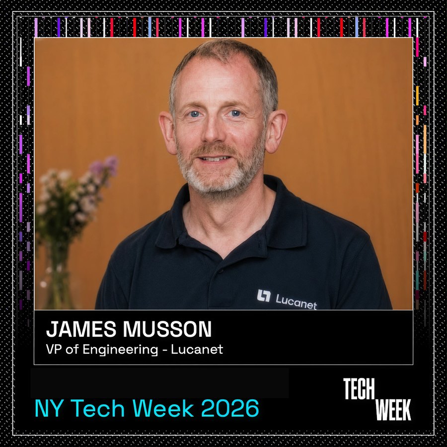 James Musson, VP of Engineering at Lucanet, NY Tech Week 2026
